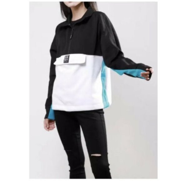 Dkny Sweaters - DKNY 3/4 Zip Pullover Sport Sweater